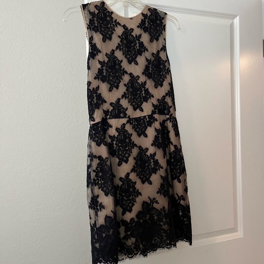 3.1 Phillip Lim Black Tan Sheath Midi Dress